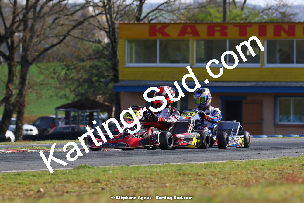 Enzo LACREUSE — 26 & 27/03/2022 : 2ème manche du Championnat du Sud 2022 à Layrac (photos Stéphane Agnus) 2022 — karting