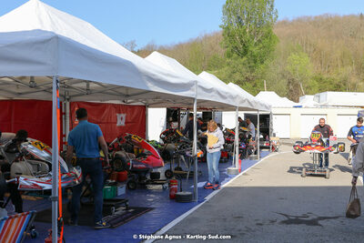16 & 17/04/2022 : 3ème manche du Championnat du Sud 2022 au circuit d’Aigues-Vives (photos Stéphane Agnus) 2022 — karting