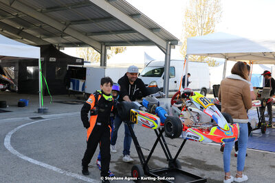 16 & 17/04/2022 : 3ème manche du Championnat du Sud 2022 au circuit d’Aigues-Vives (photos Stéphane Agnus) 2022 — karting
