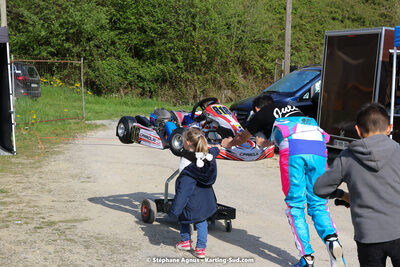 16 & 17/04/2022 : 3ème manche du Championnat du Sud 2022 au circuit d’Aigues-Vives (photos Stéphane Agnus) 2022 — karting