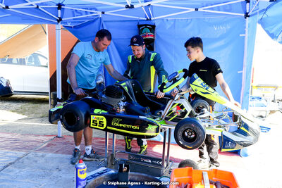 16 & 17/04/2022 : 3ème manche du Championnat du Sud 2022 au circuit d’Aigues-Vives (photos Stéphane Agnus) 2022 — karting
