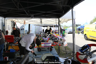 16 & 17/04/2022 : 3ème manche du Championnat du Sud 2022 au circuit d’Aigues-Vives (photos Stéphane Agnus) 2022 — karting