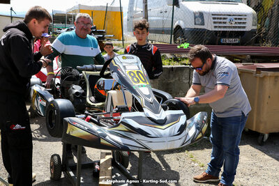 16 & 17/04/2022 : 3ème manche du Championnat du Sud 2022 au circuit d’Aigues-Vives (photos Stéphane Agnus) 2022 — karting