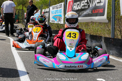 16 & 17/04/2022 : 3ème manche du Championnat du Sud 2022 au circuit d’Aigues-Vives (photos Stéphane Agnus) 2022 — karting