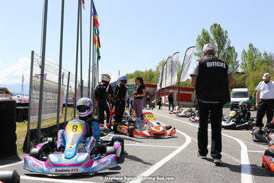 16 & 17/04/2022 : 3ème manche du Championnat du Sud 2022 au circuit d’Aigues-Vives (photos Stéphane Agnus) 2022 — karting