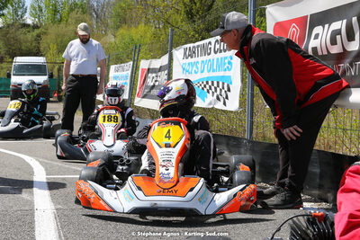 16 & 17/04/2022 : 3ème manche du Championnat du Sud 2022 au circuit d’Aigues-Vives (photos Stéphane Agnus) 2022 — karting