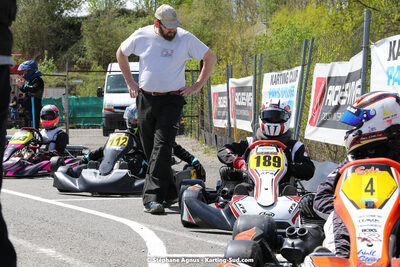 16 & 17/04/2022 : 3ème manche du Championnat du Sud 2022 au circuit d’Aigues-Vives (photos Stéphane Agnus) 2022 — karting