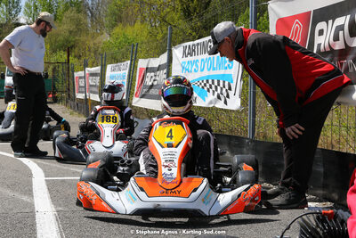16 & 17/04/2022 : 3ème manche du Championnat du Sud 2022 au circuit d’Aigues-Vives (photos Stéphane Agnus) 2022 — karting