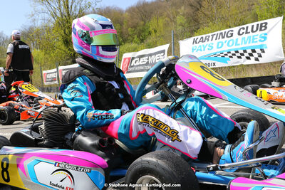 16 & 17/04/2022 : 3ème manche du Championnat du Sud 2022 au circuit d’Aigues-Vives (photos Stéphane Agnus) 2022 — karting
