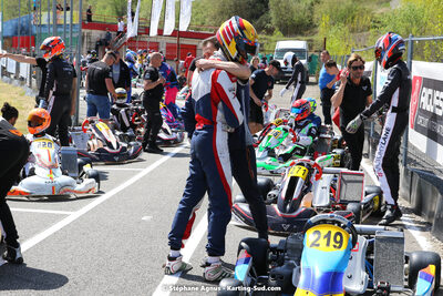 16 & 17/04/2022 : 3ème manche du Championnat du Sud 2022 au circuit d’Aigues-Vives (photos Stéphane Agnus) 2022 — karting