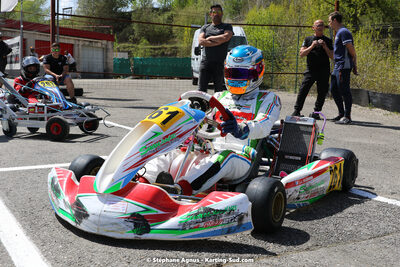 16 & 17/04/2022 : 3ème manche du Championnat du Sud 2022 au circuit d’Aigues-Vives (photos Stéphane Agnus) 2022 — karting
