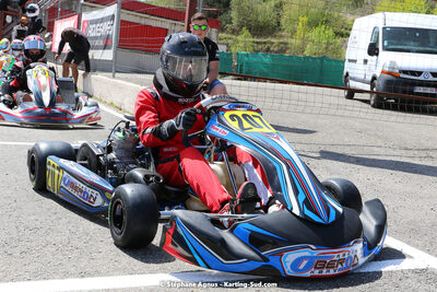 16 & 17/04/2022 : 3ème manche du Championnat du Sud 2022 au circuit d’Aigues-Vives (photos Stéphane Agnus) 2022 — karting