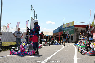 16 & 17/04/2022 : 3ème manche du Championnat du Sud 2022 au circuit d’Aigues-Vives (photos Stéphane Agnus) 2022 — karting