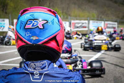 16 & 17/04/2022 : 3ème manche du Championnat du Sud 2022 au circuit d’Aigues-Vives (photos Stéphane Agnus) 2022 — karting