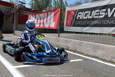 16 & 17/04/2022 : 3ème manche du Championnat du Sud 2022 au circuit d’Aigues-Vives (photos Stéphane Agnus) 2022 — karting