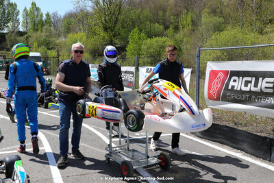 16 & 17/04/2022 : 3ème manche du Championnat du Sud 2022 au circuit d’Aigues-Vives (photos Stéphane Agnus) 2022 — karting