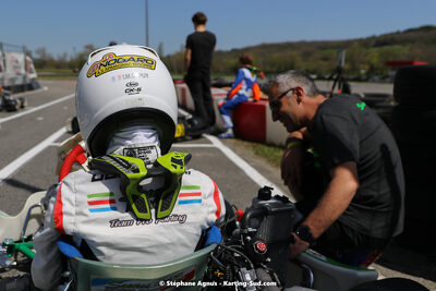 16 & 17/04/2022 : 3ème manche du Championnat du Sud 2022 au circuit d’Aigues-Vives (photos Stéphane Agnus) 2022 — karting