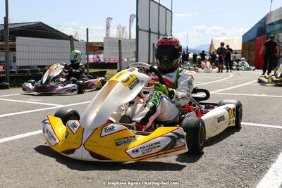 16 & 17/04/2022 : 3ème manche du Championnat du Sud 2022 au circuit d’Aigues-Vives (photos Stéphane Agnus) 2022 — karting