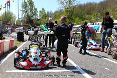 16 & 17/04/2022 : 3ème manche du Championnat du Sud 2022 au circuit d’Aigues-Vives (photos Stéphane Agnus) 2022 — karting
