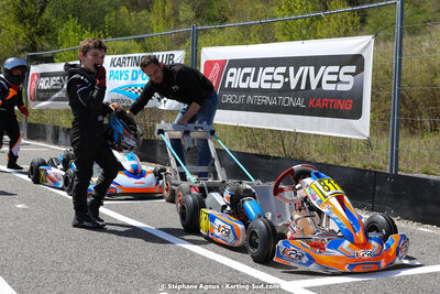 16 & 17/04/2022 : 3ème manche du Championnat du Sud 2022 au circuit d’Aigues-Vives (photos Stéphane Agnus) 2022 — karting
