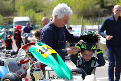 16 & 17/04/2022 : 3ème manche du Championnat du Sud 2022 au circuit d’Aigues-Vives (photos Stéphane Agnus) 2022 — karting