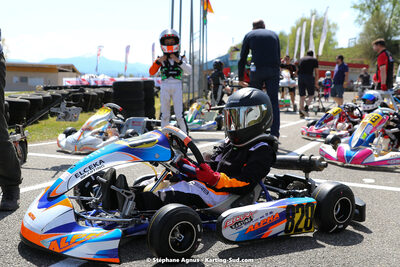 16 & 17/04/2022 : 3ème manche du Championnat du Sud 2022 au circuit d’Aigues-Vives (photos Stéphane Agnus) 2022 — karting