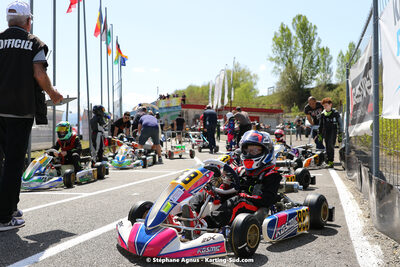 16 & 17/04/2022 : 3ème manche du Championnat du Sud 2022 au circuit d’Aigues-Vives (photos Stéphane Agnus) 2022 — karting