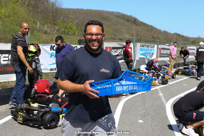 16 & 17/04/2022 : 3ème manche du Championnat du Sud 2022 au circuit d’Aigues-Vives (photos Stéphane Agnus) 2022 — karting