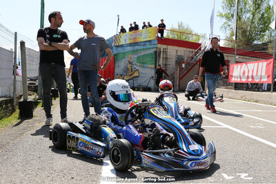 16 & 17/04/2022 : 3ème manche du Championnat du Sud 2022 au circuit d’Aigues-Vives (photos Stéphane Agnus) 2022 — karting