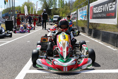16 & 17/04/2022 : 3ème manche du Championnat du Sud 2022 au circuit d’Aigues-Vives (photos Stéphane Agnus) 2022 — karting