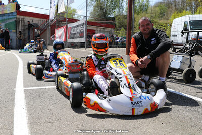 16 & 17/04/2022 : 3ème manche du Championnat du Sud 2022 au circuit d’Aigues-Vives (photos Stéphane Agnus) 2022 — karting