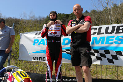 16 & 17/04/2022 : 3ème manche du Championnat du Sud 2022 au circuit d’Aigues-Vives (photos Stéphane Agnus) 2022 — karting