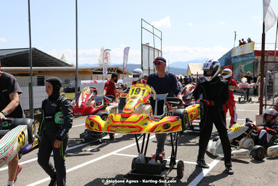 16 & 17/04/2022 : 3ème manche du Championnat du Sud 2022 au circuit d’Aigues-Vives (photos Stéphane Agnus) 2022 — karting