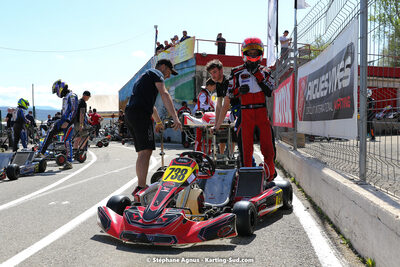 16 & 17/04/2022 : 3ème manche du Championnat du Sud 2022 au circuit d’Aigues-Vives (photos Stéphane Agnus) 2022 — karting