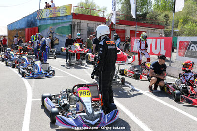 16 & 17/04/2022 : 3ème manche du Championnat du Sud 2022 au circuit d’Aigues-Vives (photos Stéphane Agnus) 2022 — karting