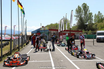 16 & 17/04/2022 : 3ème manche du Championnat du Sud 2022 au circuit d’Aigues-Vives (photos Stéphane Agnus) 2022 — karting