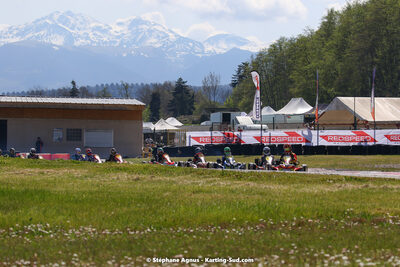 16 & 17/04/2022 : 3ème manche du Championnat du Sud 2022 au circuit d’Aigues-Vives (photos Stéphane Agnus) 2022 — karting