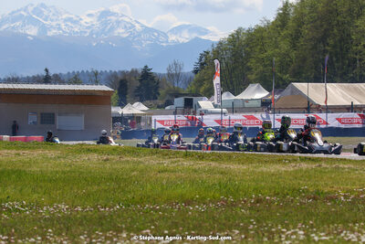 16 & 17/04/2022 : 3ème manche du Championnat du Sud 2022 au circuit d’Aigues-Vives (photos Stéphane Agnus) 2022 — karting