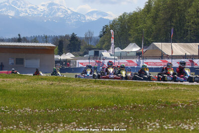 16 & 17/04/2022 : 3ème manche du Championnat du Sud 2022 au circuit d’Aigues-Vives (photos Stéphane Agnus) 2022 — karting