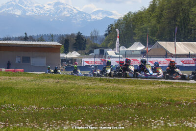 16 & 17/04/2022 : 3ème manche du Championnat du Sud 2022 au circuit d’Aigues-Vives (photos Stéphane Agnus) 2022 — karting