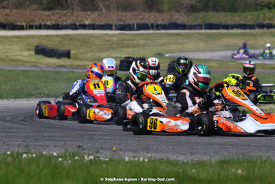 16 & 17/04/2022 : 3ème manche du Championnat du Sud 2022 au circuit d’Aigues-Vives (photos Stéphane Agnus) 2022 — karting