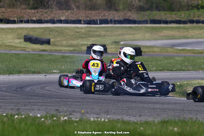 16 & 17/04/2022 : 3ème manche du Championnat du Sud 2022 au circuit d’Aigues-Vives (photos Stéphane Agnus) 2022 — karting