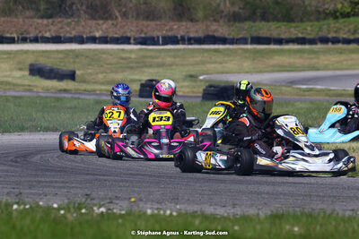 16 & 17/04/2022 : 3ème manche du Championnat du Sud 2022 au circuit d’Aigues-Vives (photos Stéphane Agnus) 2022 — karting