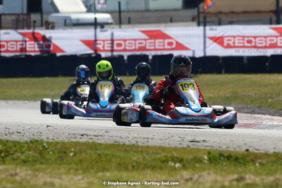 16 & 17/04/2022 : 3ème manche du Championnat du Sud 2022 au circuit d’Aigues-Vives (photos Stéphane Agnus) 2022 — karting