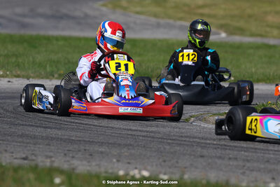 16 & 17/04/2022 : 3ème manche du Championnat du Sud 2022 au circuit d’Aigues-Vives (photos Stéphane Agnus) 2022 — karting