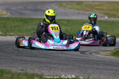 16 & 17/04/2022 : 3ème manche du Championnat du Sud 2022 au circuit d’Aigues-Vives (photos Stéphane Agnus) 2022 — karting