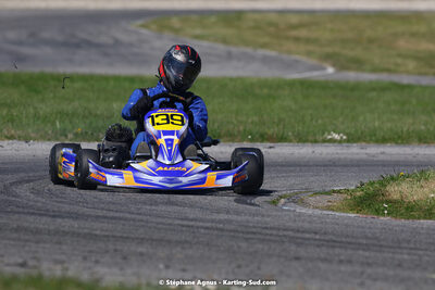 16 & 17/04/2022 : 3ème manche du Championnat du Sud 2022 au circuit d’Aigues-Vives (photos Stéphane Agnus) 2022 — karting