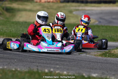 16 & 17/04/2022 : 3ème manche du Championnat du Sud 2022 au circuit d’Aigues-Vives (photos Stéphane Agnus) 2022 — karting