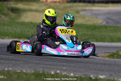 16 & 17/04/2022 : 3ème manche du Championnat du Sud 2022 au circuit d’Aigues-Vives (photos Stéphane Agnus) 2022 — karting