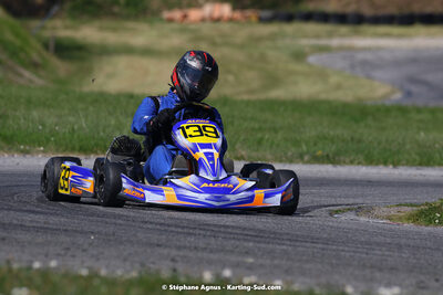 16 & 17/04/2022 : 3ème manche du Championnat du Sud 2022 au circuit d’Aigues-Vives (photos Stéphane Agnus) 2022 — karting